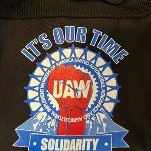 UAW Duffel Bag. Black. Unisex